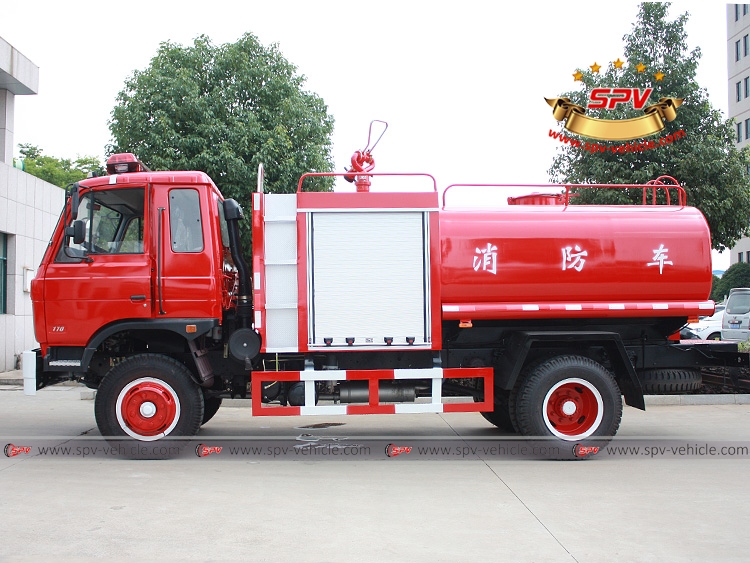 6,000 Litres Fire Water Tank Truck Dongfeng-LS